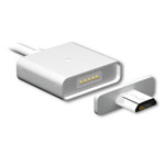 USB-кабель WSKEN Xcable Metal Magnetic Cable универсальный (microUSB, 1 метр, белый)