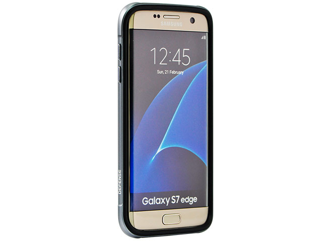 Чехол X-doria Defense Shield для Samsung Galaxy S7 edge (темно-серый, маталлический)