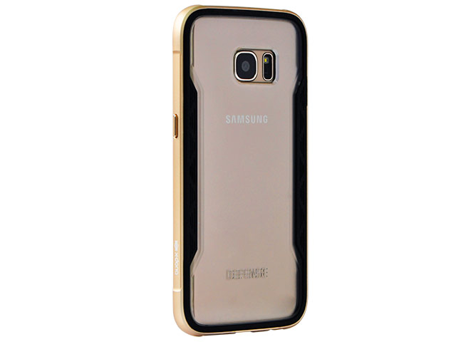 Чехол X-doria Defense Shield для Samsung Galaxy S7 edge (золотистый, маталлический)