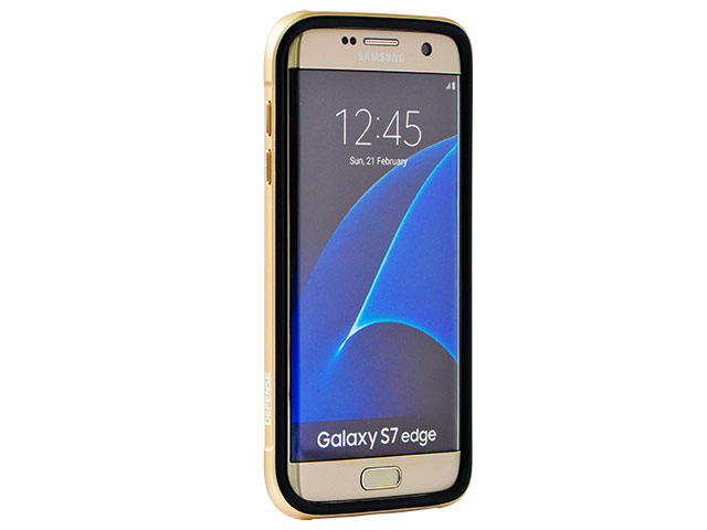 Чехол X-doria Defense Shield для Samsung Galaxy S7 edge (золотистый, маталлический)