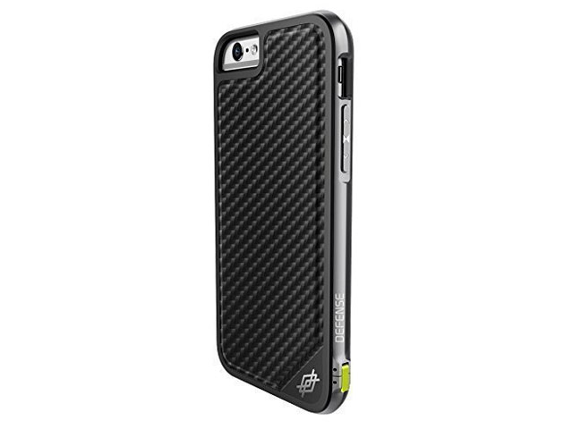 Чехол X-doria Defense Lux для Apple iPhone 6S plus (Space Grey Carbon, маталлический)