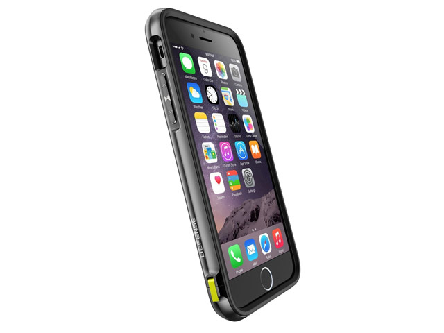 Чехол X-doria Defense Lux для Apple iPhone 6S plus (Space Grey Carbon, маталлический)