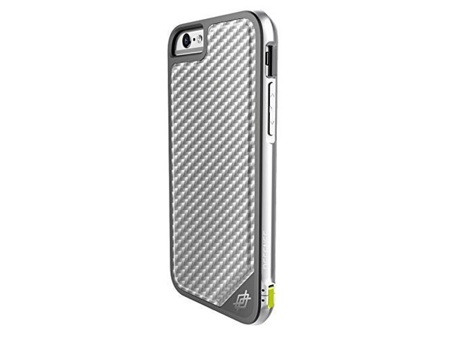 Чехол X-doria Defense Lux для Apple iPhone 6S plus (Silver Carbon, маталлический)