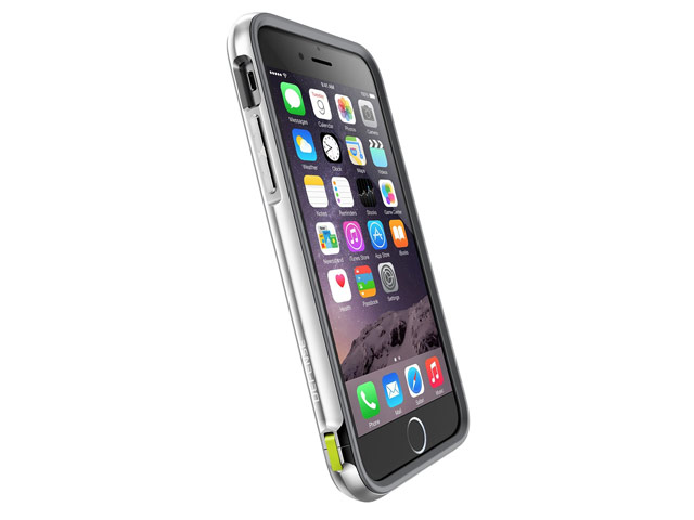 Чехол X-doria Defense Lux для Apple iPhone 6S plus (Silver Carbon, маталлический)