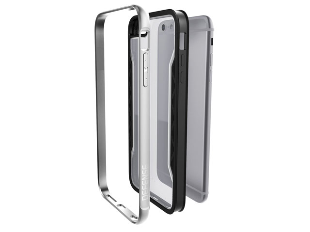Чехол X-doria Defense Shield для Apple iPhone 6S plus (серебристый, маталлический)
