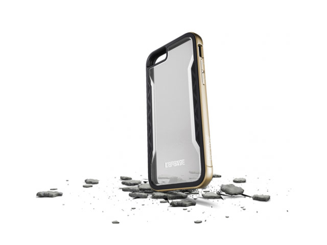 Чехол X-doria Defense Shield для Apple iPhone 6S plus (золотистый, маталлический)