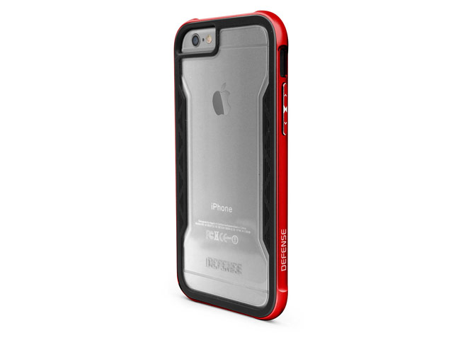 Чехол X-doria Defense Shield для Apple iPhone 6S plus (красный, маталлический)