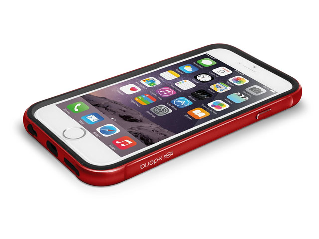 Чехол X-doria Defense Shield для Apple iPhone 6S plus (красный, маталлический)