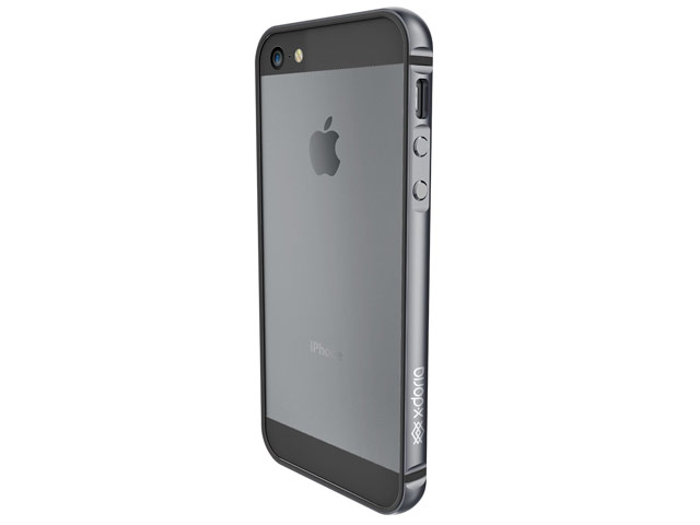 Чехол X-doria Bump Gear plus для Apple iPhone SE (темно-серый, маталлический)
