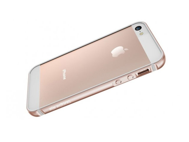 Чехол X-doria Bump Gear plus для Apple iPhone SE (золотистый, маталлический)
