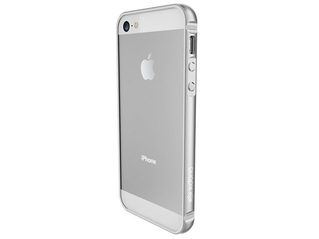 Чехол X-doria Bump Gear plus для Apple iPhone SE (серебристый, маталлический)