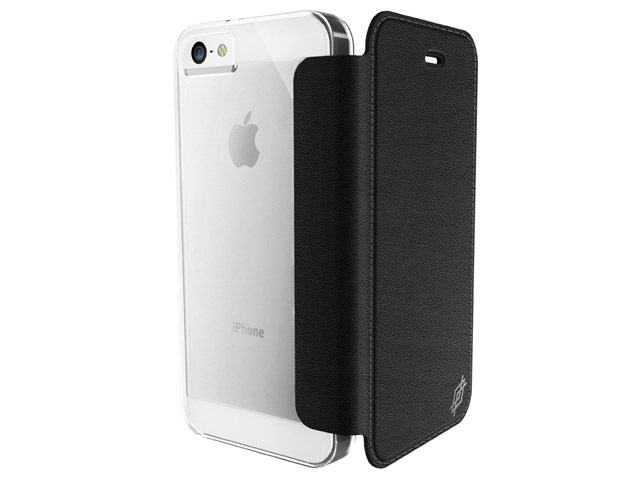 Чехол X-doria Engage Folio case для Apple iPhone SE (черный, кожаный)