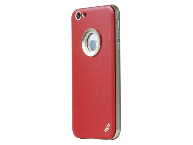 Чехол X-doria Bump Leather для Apple iPhone 6S (красный, кожаный)