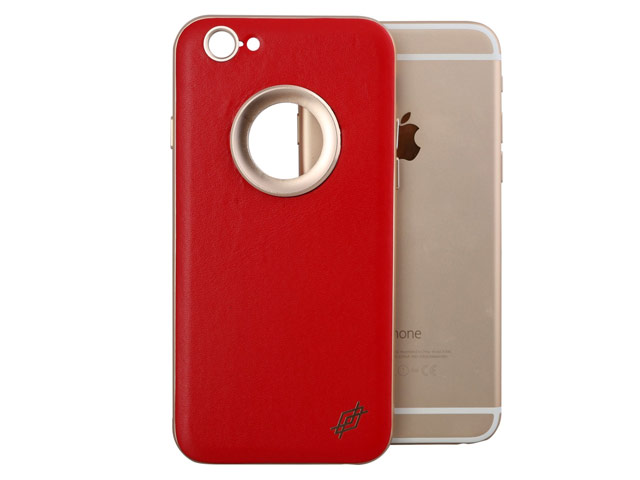 Чехол X-doria Bump Leather для Apple iPhone 6S (красный, кожаный)