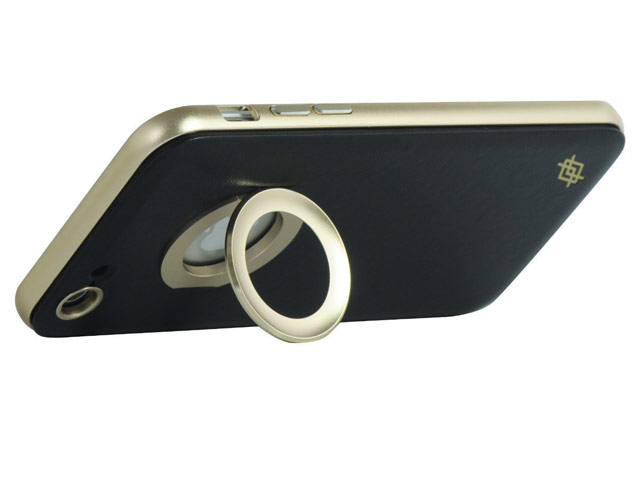 Чехол X-doria Bump Leather для Apple iPhone 6S (черный, кожаный)