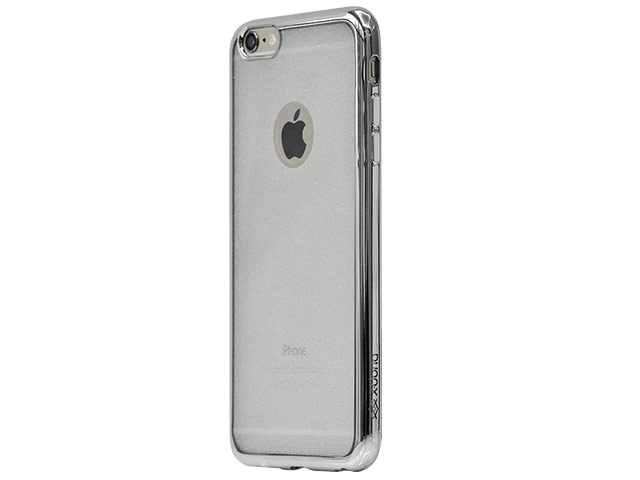 Чехол X-doria Glisten case для Apple iPhone 6S (серебристый, гелевый)