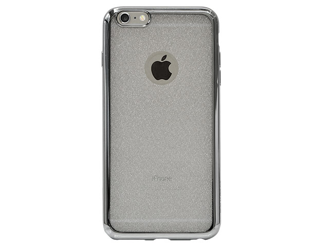 Чехол X-doria Glisten case для Apple iPhone 6S (серебристый, гелевый)