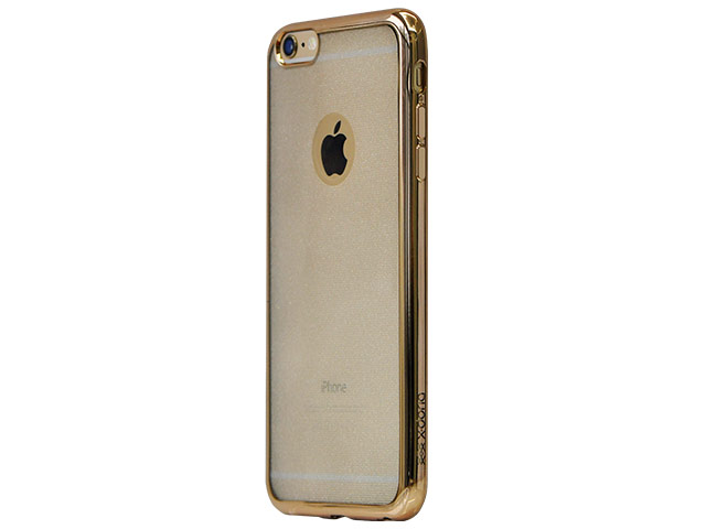 Чехол X-doria Glisten case для Apple iPhone 6S (золотистый, гелевый)