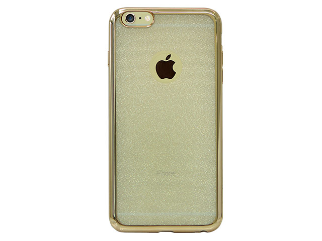 Чехол X-doria Glisten case для Apple iPhone 6S (золотистый, гелевый)