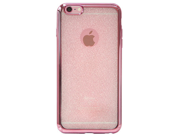 Чехол X-doria Glisten case для Apple iPhone 6S (розово-золотистый, гелевый)