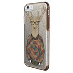 Чехол X-doria Revel Case для Apple iPhone 6S (Hipster Deer, пластиковый)