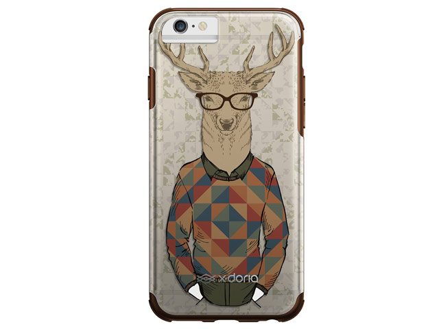 Чехол X-doria Revel Case для Apple iPhone 6S (Hipster Deer, пластиковый)