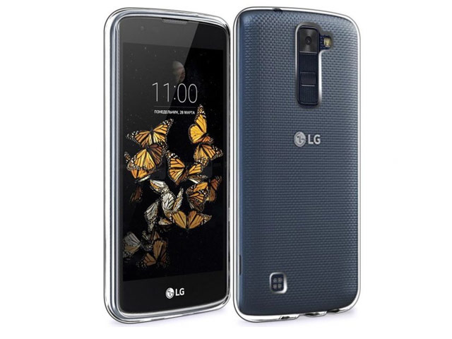 Чехол Yotrix UltrathinCase для LG K8 (прозрачный, гелевый)