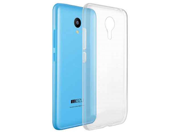 Чехол Yotrix UltrathinCase для Meizu M2 (прозрачный, гелевый)