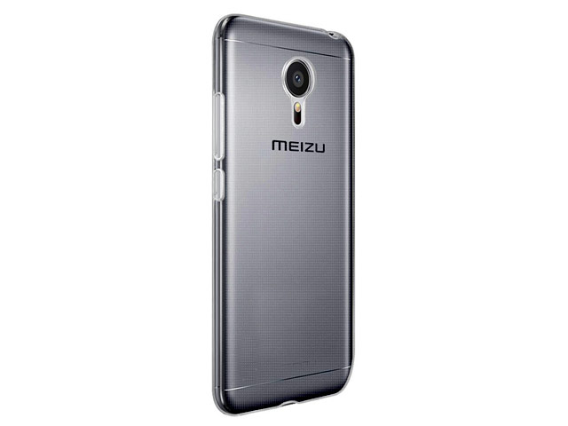 Чехол Yotrix UltrathinCase для Meizu Pro 5 (серый, гелевый)
