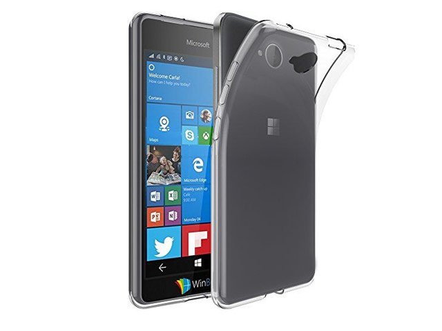 Чехол Yotrix UltrathinCase для Microsoft Lumia 650 (прозрачный, гелевый)