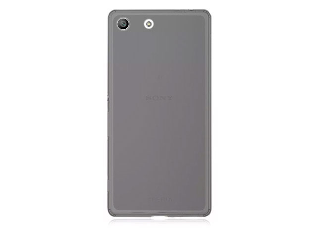 Чехол Yotrix UltrathinCase для Sony Xperia M5 (серый, гелевый)