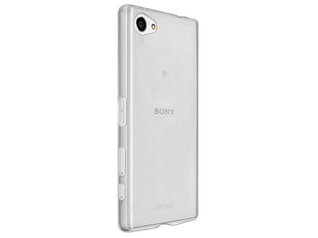 Чехол Yotrix UltrathinCase для Sony Xperia Z5 compact (серый, гелевый)