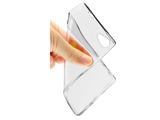 Чехол Yotrix UltrathinCase для Sony Xperia Z5 compact (серый, гелевый)