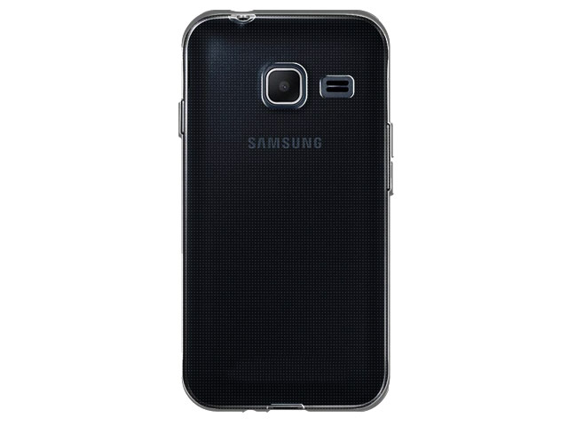 Чехол Yotrix UltrathinCase для Samsung Galaxy J1 mini 2016 (серый, гелевый)