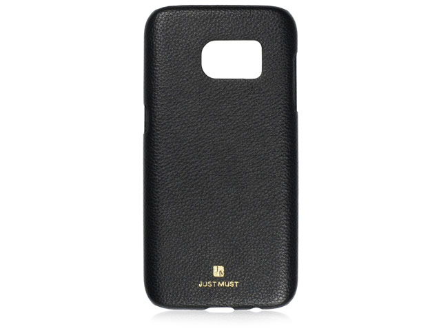 Чехол Just Must SU II Collection для Samsung Galaxy S7 (черный, кожаный)