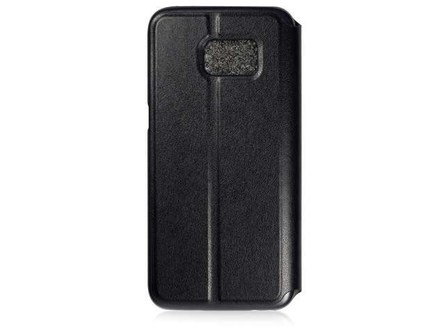 Чехол Just Must Window Collection для Samsung Galaxy S7 edge (черный, кожаный)