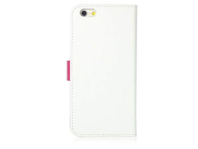 Чехол Just Must Combo Collection для Apple iPhone 6/6S (белый, кожаный)