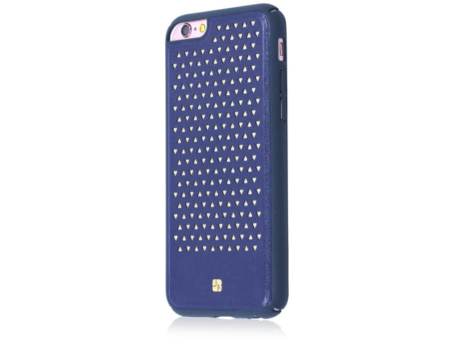 Чехол Just Must Carve III Collection для Apple iPhone 6/6S (синий, кожаный)