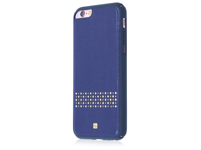 Чехол Just Must Carve V Collection для Apple iPhone 6/6S (синий, кожаный)