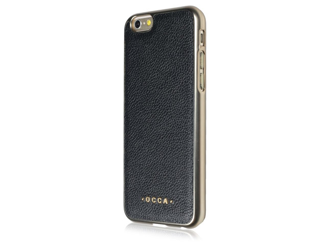 Чехол Occa Absolute Collection для Apple iPhone 6S plus (черный, кожаный)