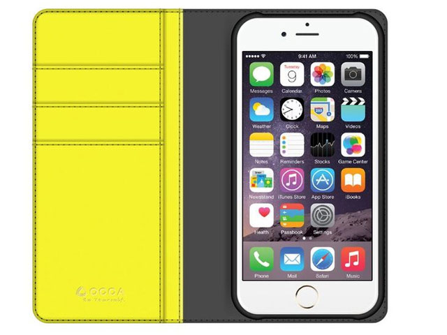 Чехол Occa Tale Collection для Apple iPhone 6/6S (желтый, кожаный)