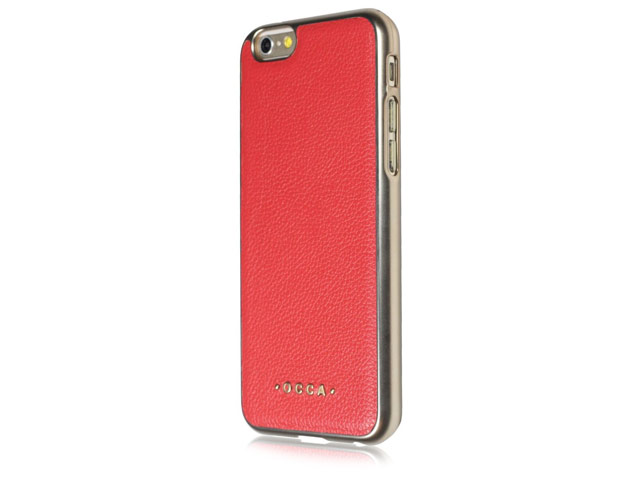 Чехол Occa Absolute Collection для Apple iPhone 6/6S (красный, кожаный)