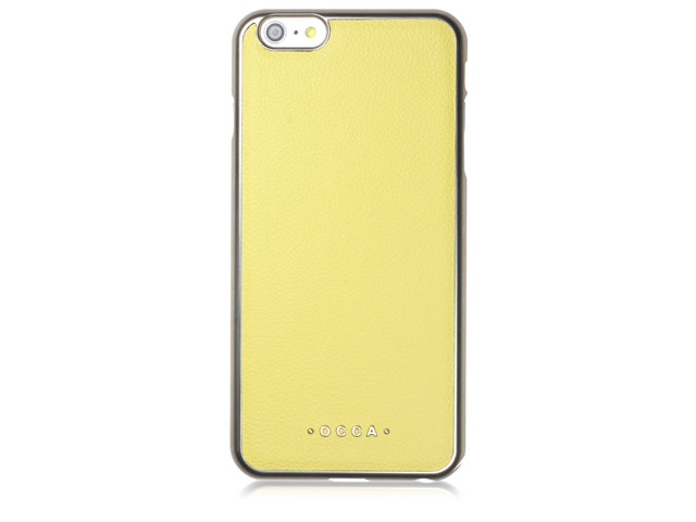 Чехол Occa Absolute Collection для Apple iPhone 6/6S (желтый, кожаный)