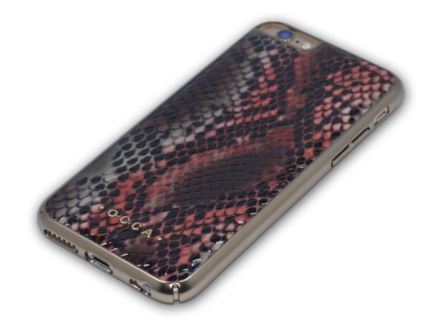 Чехол Occa Python Collection для Apple iPhone 6S (красный, кожаный)