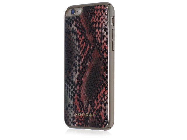 Чехол Occa Python Collection для Apple iPhone 6S (красный, кожаный)