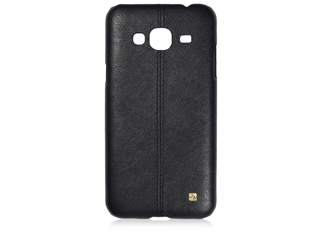 Чехол Just Must Ratio I Collection для Samsung Galaxy J3 2016 J320 (черный, кожаный)