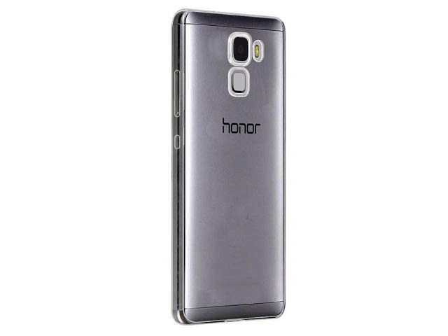 Чехол Yotrix UltrathinCase для Huawei Honor 7 (серый, гелевый)