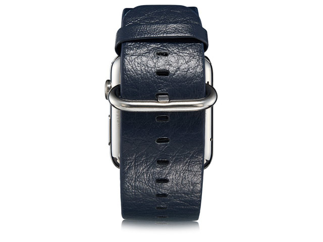 Ремешок для часов G-Case Genuine Leather Band для Apple Watch (42 мм, синий, кожаный)