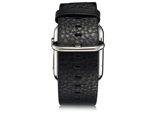 Ремешок для часов G-Case Genuine Leather Band для Apple Watch (38 мм, черный, кожаный)
