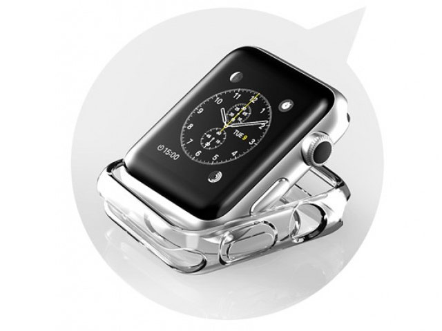 Чехол G-Case TPU Shield для Apple Watch 38 мм (прозрачный, гелевый)